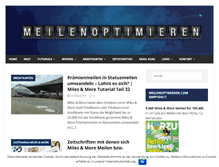 Tablet Screenshot of meilenoptimieren.com